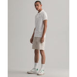 Gant Piqué Polo Shirt White