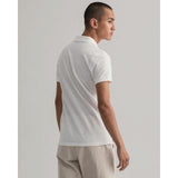 Gant Piqué Polo Shirt White