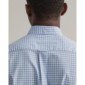 GANT Regular Fit Short Sleeve Gingham Broadcloth Shirt