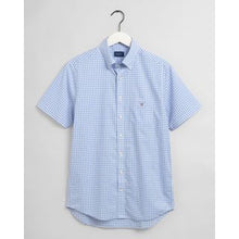 Load image into Gallery viewer, GANT Regular Fit Short Sleeve Gingham Broadcloth Shirt
