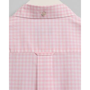 GANT Regular Fit Short Sleeve Gingham Broadcloth Shirt