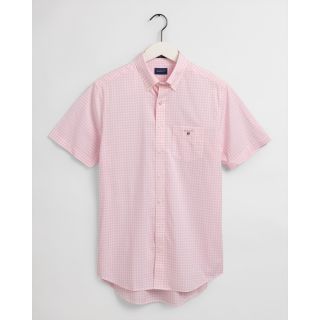 Gant Regular Fit Gingham Short Sleeve Shirt