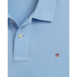 Gant Piqué Polo Shirt Capri Blue