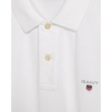 Gant Piqué Polo Shirt White