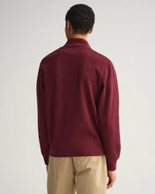 Load image into Gallery viewer, D1Texture Half Zip 678 Burgundy Melange
