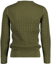Load image into Gallery viewer, GANT Cotton Cable C-Neck 8030114 Cable Crew 369 Hunter Green
