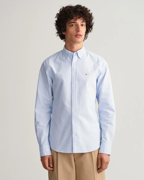 Gant Slim Oxford Shirt Capri Blue