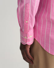 Load image into Gallery viewer, Regular Fit Striped Oxford Shirt 3230037/Reg  Stp Oxford 606 Perky Pink
