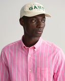 Gant Regular Fit Striped Oxford Pink