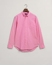Load image into Gallery viewer, Regular Fit Striped Oxford Shirt 3230037/Reg  Stp Oxford 606 Perky Pink
