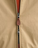 Gant Cotton Harrington Jacket Kakhi