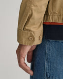 Gant Cotton Harrington Jacket Kakhi