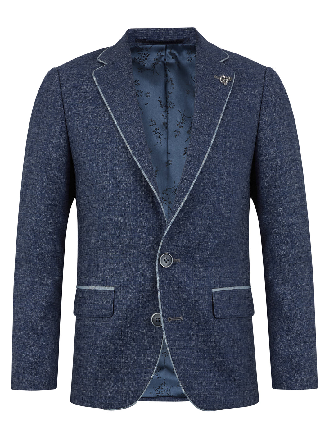 1880 Club Boys Blue Check Jacket 15117