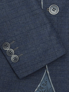 1880 Club Boys Blue Check Jacket 15117