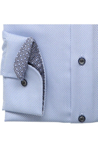 ETERNA SLIM FIT SHIRT BLUE, TEXTURED 3324/F94K 12 Blue
