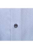 Eterna Slim Fit Textured Shirt Blue