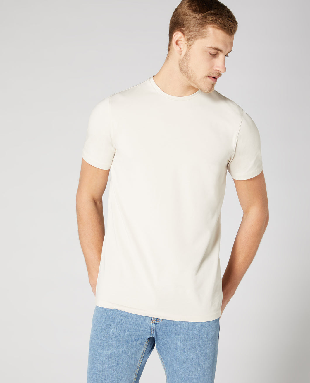 Remus Uomo Stone Short Sleeve Casual Top 53121