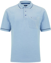 Load image into Gallery viewer, Daniel Grahame 3 Button Polo Shirt 55104/Polo Blue
