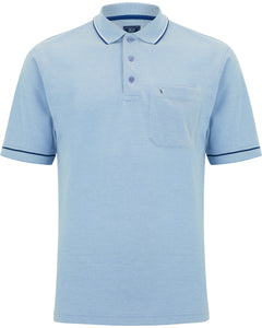 Daniel Grahame 3 Button Polo Shirt 55104/Polo Blue