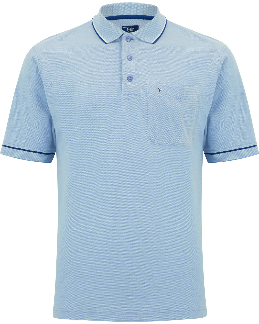 Daniel Grahame 3 Button Polo Shirt 55104/Polo Blue