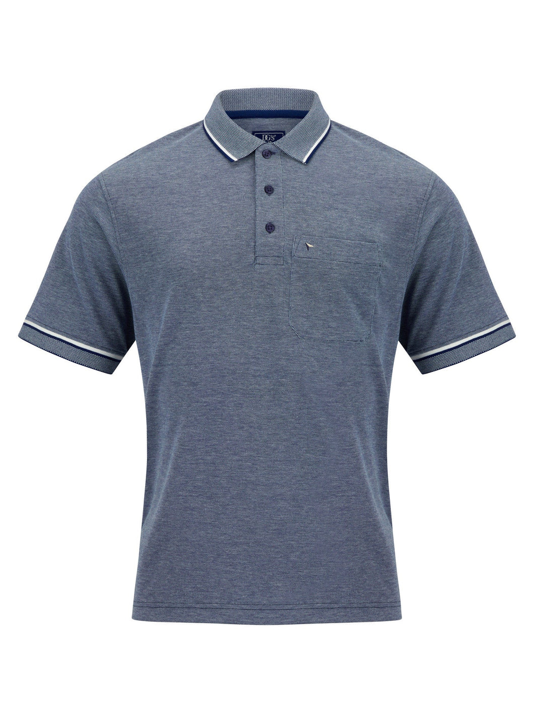 Daniel Grahame Drifter Short Sleeve Polo Shirt 55104/Polo Dk blue