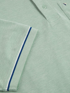 Daniel Grahame Light Green Short Sleeve 3 Button Polo Shirt 55104/Polo Green