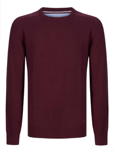 Daniel Grahame Red Long Sleeve Crew Neck sweater