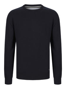 Daniel Grahame Navy Long Sleeve Crew Neck sweater