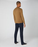 Remus Uomo Half Zip Brown