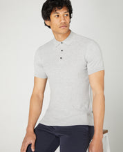 Load image into Gallery viewer, Remus Uomo Light Grey Short Sleeve 3 Button Polo Shirt
