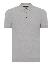 Load image into Gallery viewer, Remus Uomo Light Grey Short Sleeve 3 Button Polo Shirt
