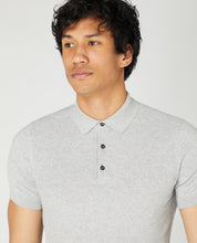 Load image into Gallery viewer, Remus Uomo Light Grey Short Sleeve 3 Button Polo Shirt
