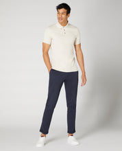 Load image into Gallery viewer, Remus Uomo Navy Short Sleeve 3 Button Polo Shirt
