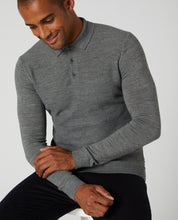 Load image into Gallery viewer, LS Knitted Polo 58737/08 Grey
