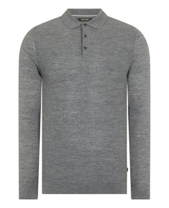LS Knitted Polo 58737/08 Grey