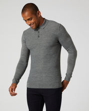 Load image into Gallery viewer, LS Knitted Polo 58737/08 Grey
