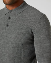 Load image into Gallery viewer, LS Knitted Polo 58737/08 Grey
