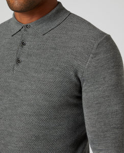 LS Knitted Polo 58737/08 Grey