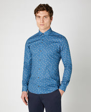 Load image into Gallery viewer, Remus Uomo Blue Rome Long Sleeve Semi-Formal Shirt 13058
