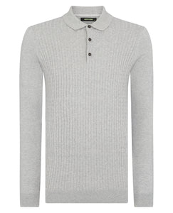 Remus Uomo Light Grey Polo Shirt