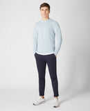Remus Uomo Crew Neck Jumper Sky Blue