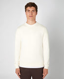 Remus Uomo Crew Neck Sweater Cream