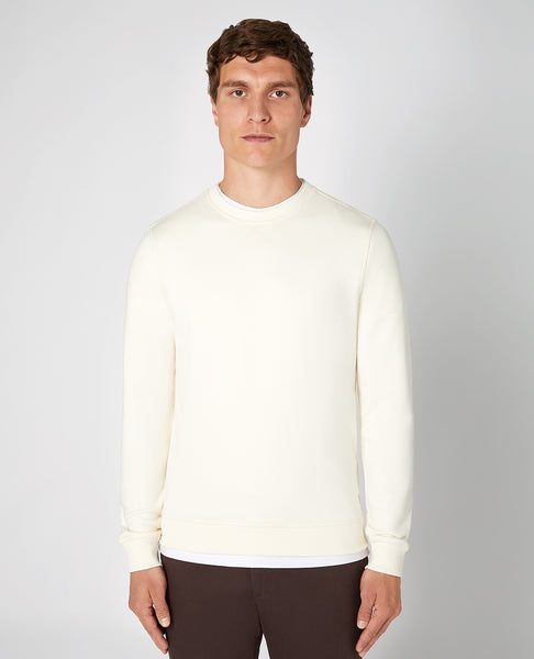 Remus Uomo Crew Neck Sweater Cream