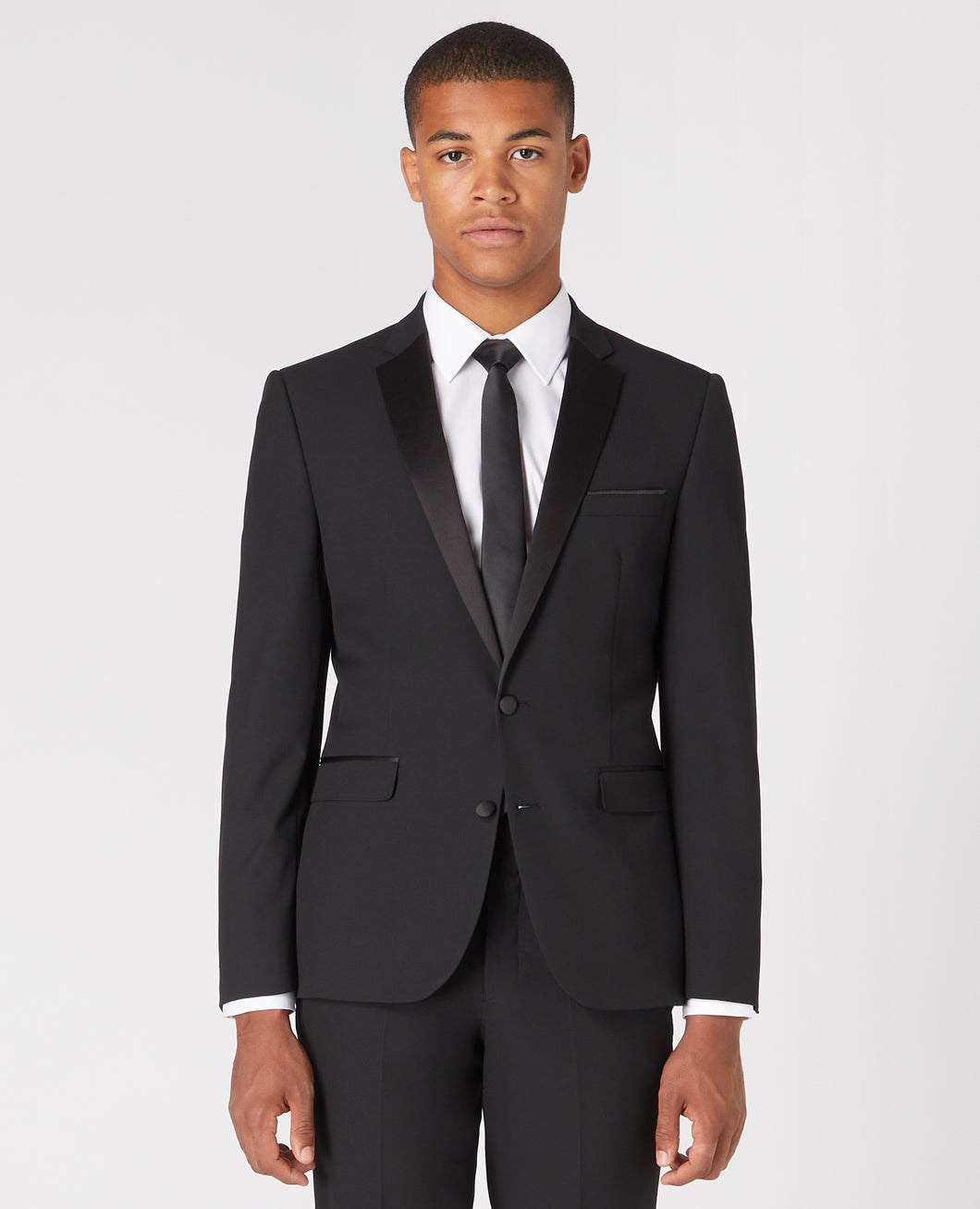 Remus Uomo Black Rocco Suit Jacket 12162/Rocco Tux Jkt 00 Black