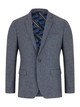Load image into Gallery viewer, Remus Uomo Light Grey Nico jacket 12368/Check 27 Dark Blue
