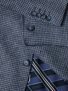 Remus Uomo Light Grey Nico jacket 12368/Check 27 Dark Blue