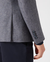 Load image into Gallery viewer, Remus Uomo Light Grey Nico jacket 12368/Check 27 Dark Blue
