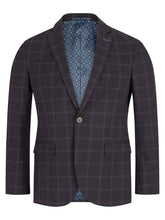 Load image into Gallery viewer, Daniel Grahame Dark Blue Damon jacket 13236/Check 68 Burgundy
