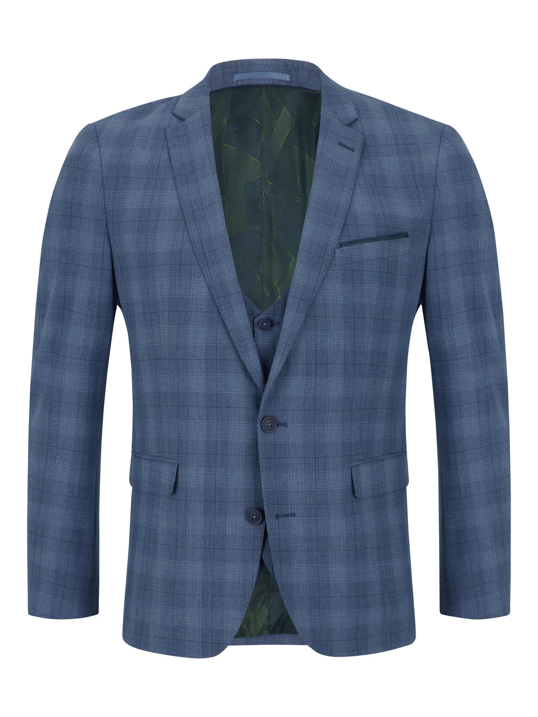 Remus Uomo Blue Luca 3 Piece Suit