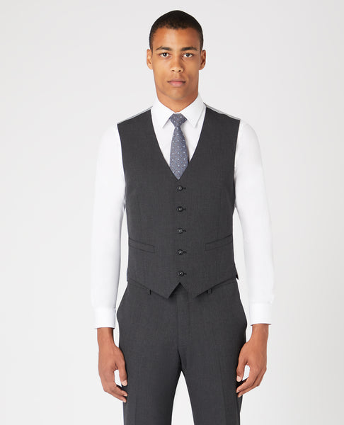 Remus Uomo Palucci Waistcoat Charcoal